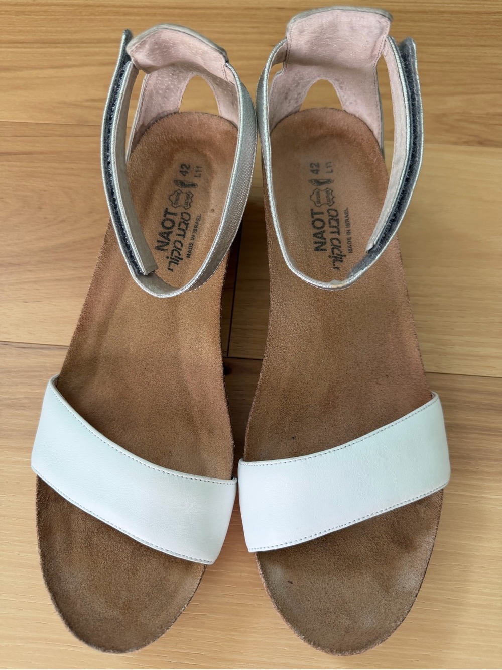 NAOT Wedge Sandals Velcro